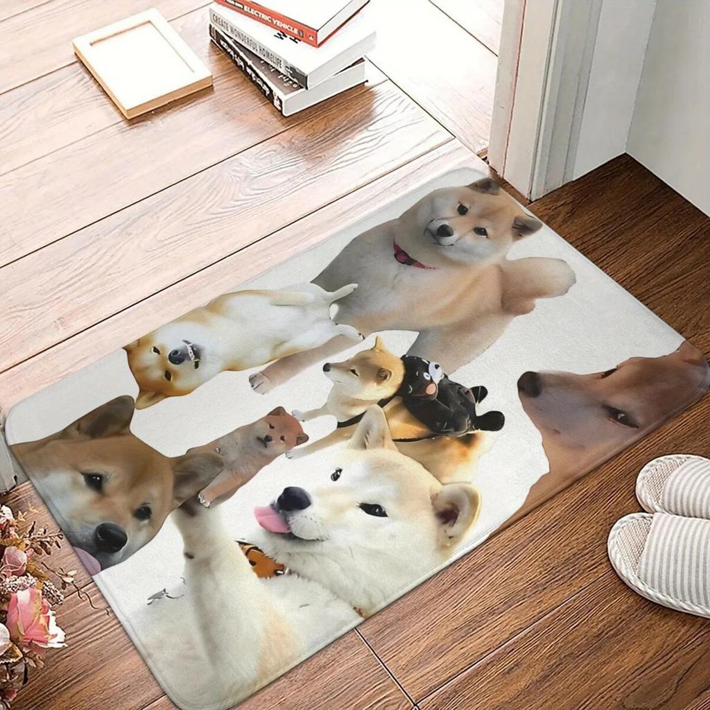 1 Stück Blumenmuster Küchenteppiche Rutschfeste Fußmatten Pop-Design Badezimmerteppich Badematte Teppich für Zuhause Spüle Wäsche Dekor