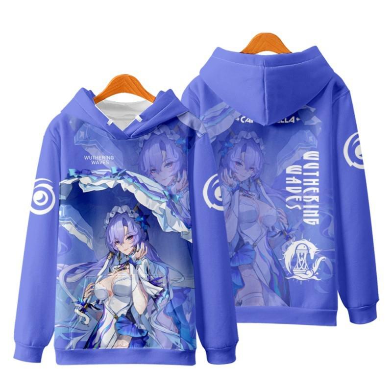 Game Wuthering Waves All Role Playing Hoodie 3D Print Men Women Anime Sweatshirt  Spring Autumn  Hoodies Casual Y2k Tracksuit Coat