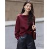 Demana Women's Autumn Off-Shoulder Twist-Knot Sweatshirt