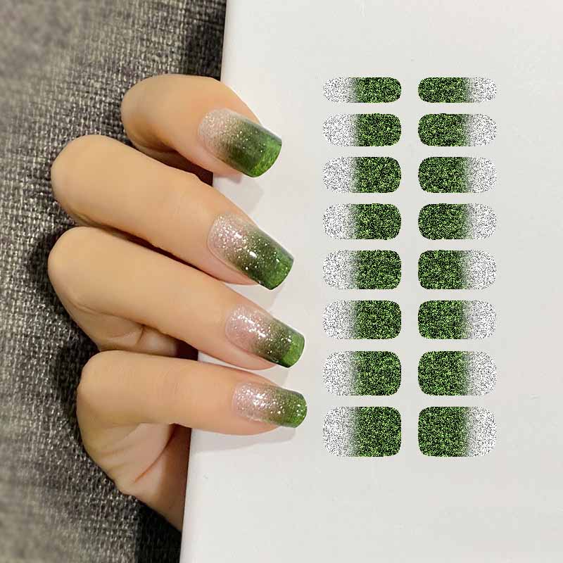 Naklejka dekoracyjna Nail Art Manicure Porady Naklejki DIY Klej Wrap Nails Folia do paznokci