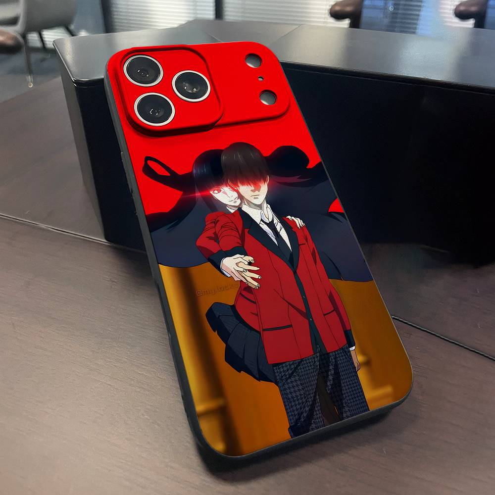 Yumeko Jabami K-Kakegurui Phone Case For iPhone 15,16,12,13,14,11,17,Pro,Max,Plus,E,Air,Mini TPU Cover