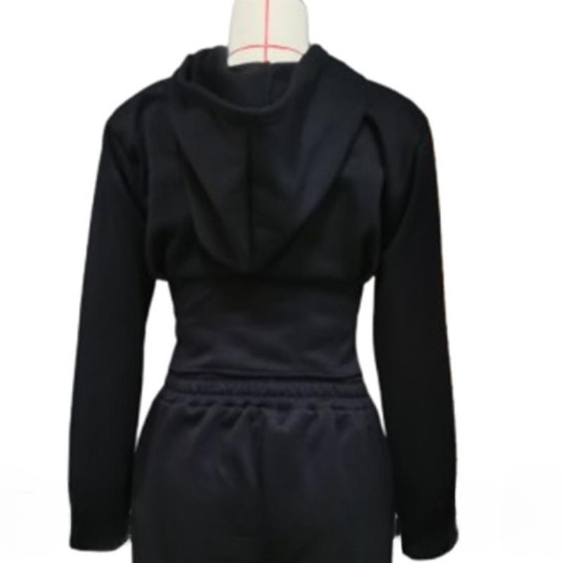 European and American Street Hot Girl Short Jacket Design with Fishbone Waist Cinching and Slimming Zipper Sweatshirt