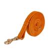 Orange Velvet Cat Collar with Cute Bell & Bowtie Scarf