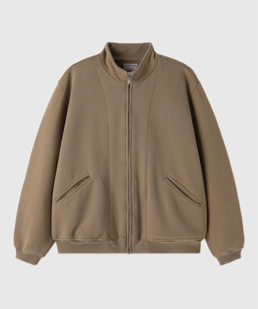 Timeless Sportswear Heavy Sweat Track Jacket - Washed Camel