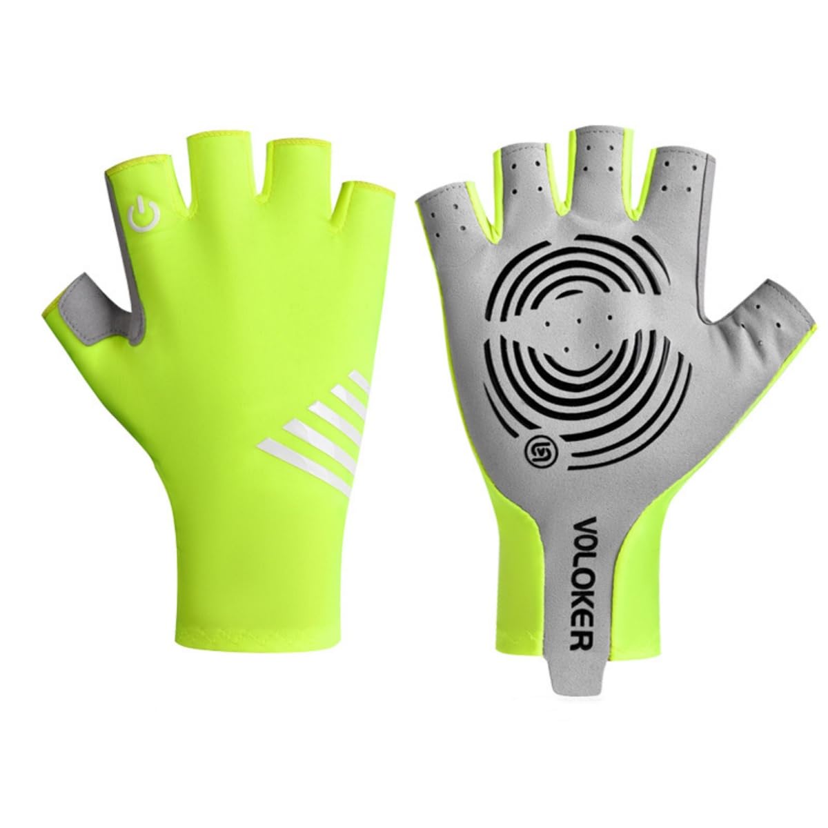 

Летние велосипедные перчатки с гелем Подходят для спорта и Размер L Мужские накладки, Без пальцев, Быстросохнущие, Дышащие, Нескользящие, Унисекс, Для улицы, Желтый,