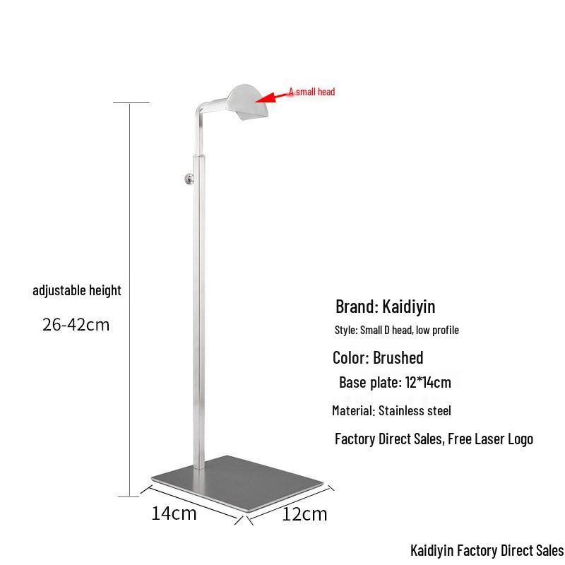 Стенд-витрина и вешалка для сумок из нержавеющей стали для сумок-тоут Standard