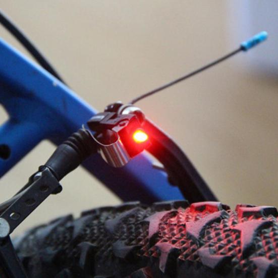 Cycling Bicycle Waterproof Lamp Portable Bike Brake LED Light High Brightness
