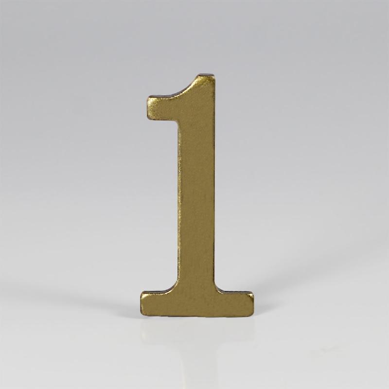 Bronze Color Door Number With Backing Adhesive House Number Apartment Door Number For Outdoor Hotel Home Mailbox Label