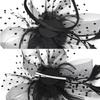 Fascinators Hats 20s 50s Hat Pillbox Hat Cocktail Tea Party Headwear with Veil for Girls and Women (US, Alpha, One Size, A-Black)