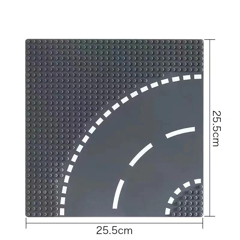 Płyta bazowa 32*32 16X32 16X16 Kropki Klocki budowlane Płyta bazowa DIY Plastikowa płyta Klasyczna cegła Akcesoria Zabawka dla dzieci