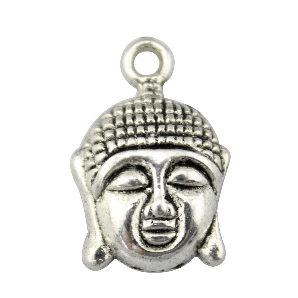 Buddha Statues Charms Multi Color Alloy Pendants For Spiritual Zen Jewelry Making
