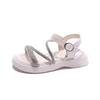 Girls' Sandals Soft-Sole Open-Toe Princess Shoes for Girls, Versatile Toddler & Youth Sandals Cute Girls Shoes