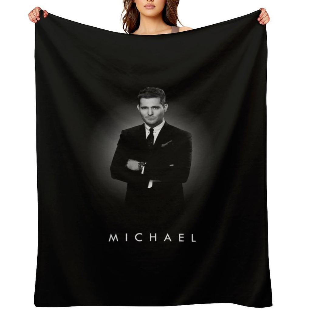 nn michael buble Throw Blanket bed plaid Luxury halloween for sofa Blankets