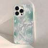 Luxury Glitter Laser Silver Flowers Phone Case For iPhone 15 Pro Max16 14 XS 13 11 1217 Advanced Shiny Hard Shell Material Cover