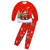 New Arrival Christmas Reindeer Print Pajama Set - Long Sleeve Top & Pants