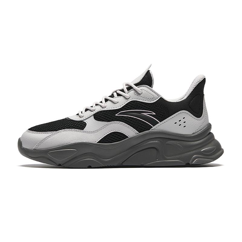 

Новые кроссовки Anta Little Millennium с амортизацией, износостойкие, с низким верхом, повседневные, женские, черно-серые 922348826-11 35.5