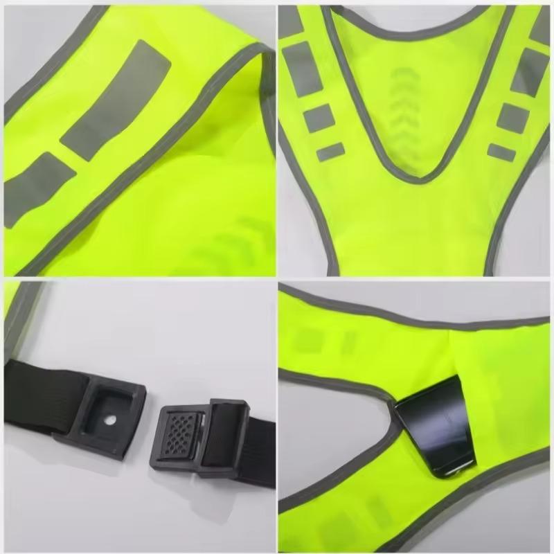 Running Lightweight Vest for Biking Adjustable Safety Vests Outdoor Night Walking Safety Straps Waterproof Gear