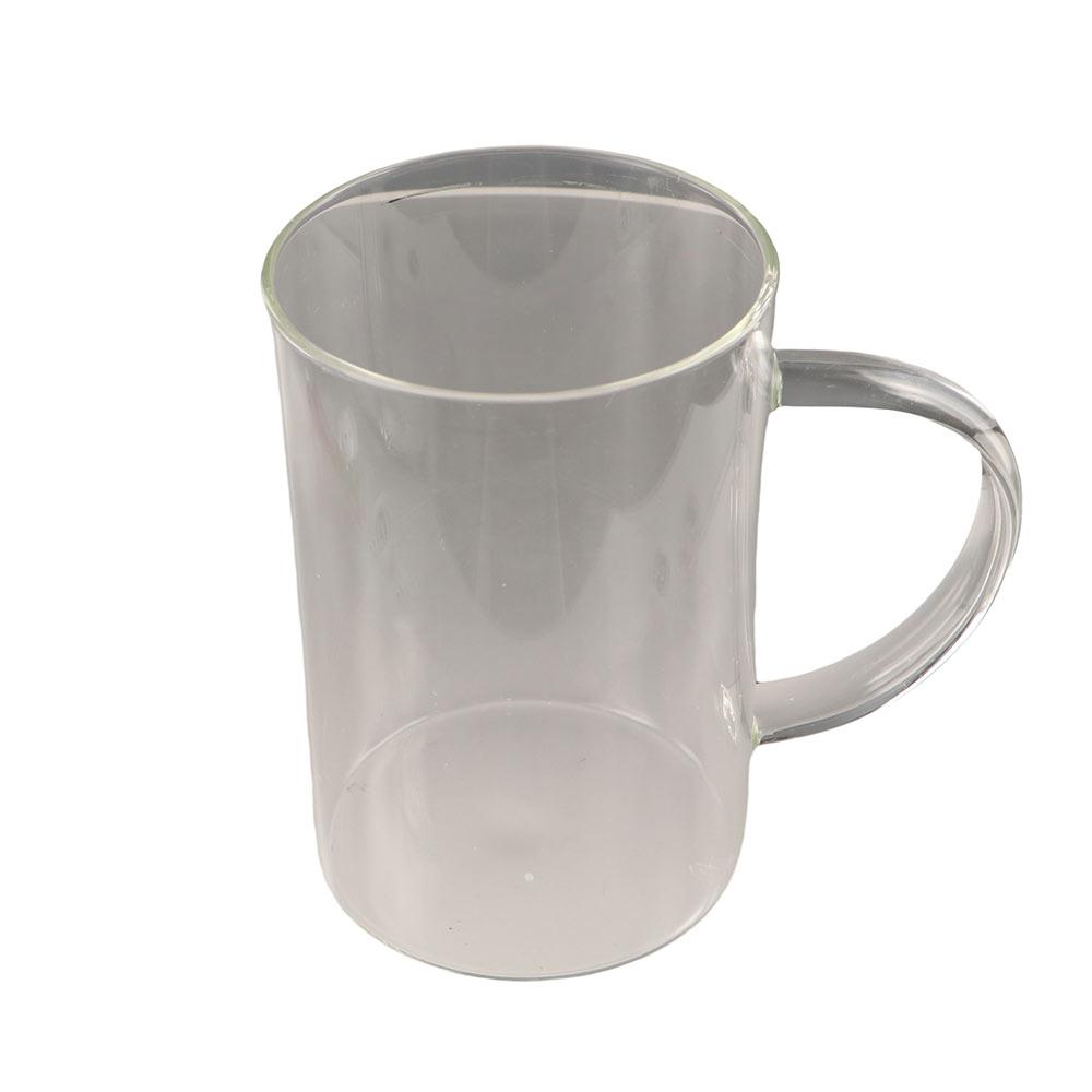 Transparent Glass Tumbler with Lid and Straw Drinking Glass Mug Glass Water Cup Milk