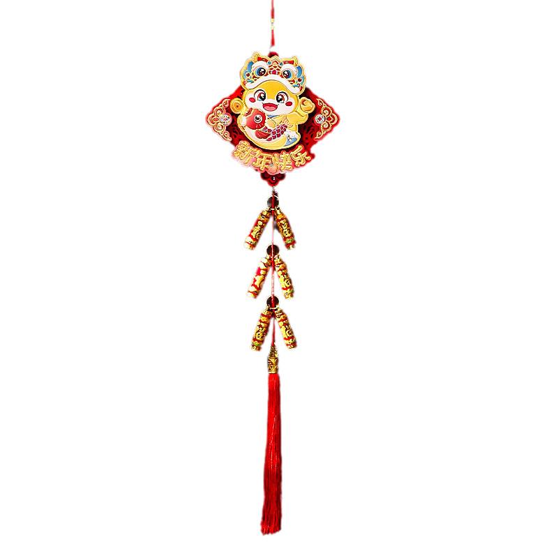 Elegant Chinese New Year Decoration 2025 Snake Year Pendant Hangings For Joyful Spring Festival Home Setup