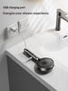 Hotel Adjustable Handheld Shower LED Digital Display Rain Filtered Shower Head High Pressure 4 Mode Bathroom Accessories