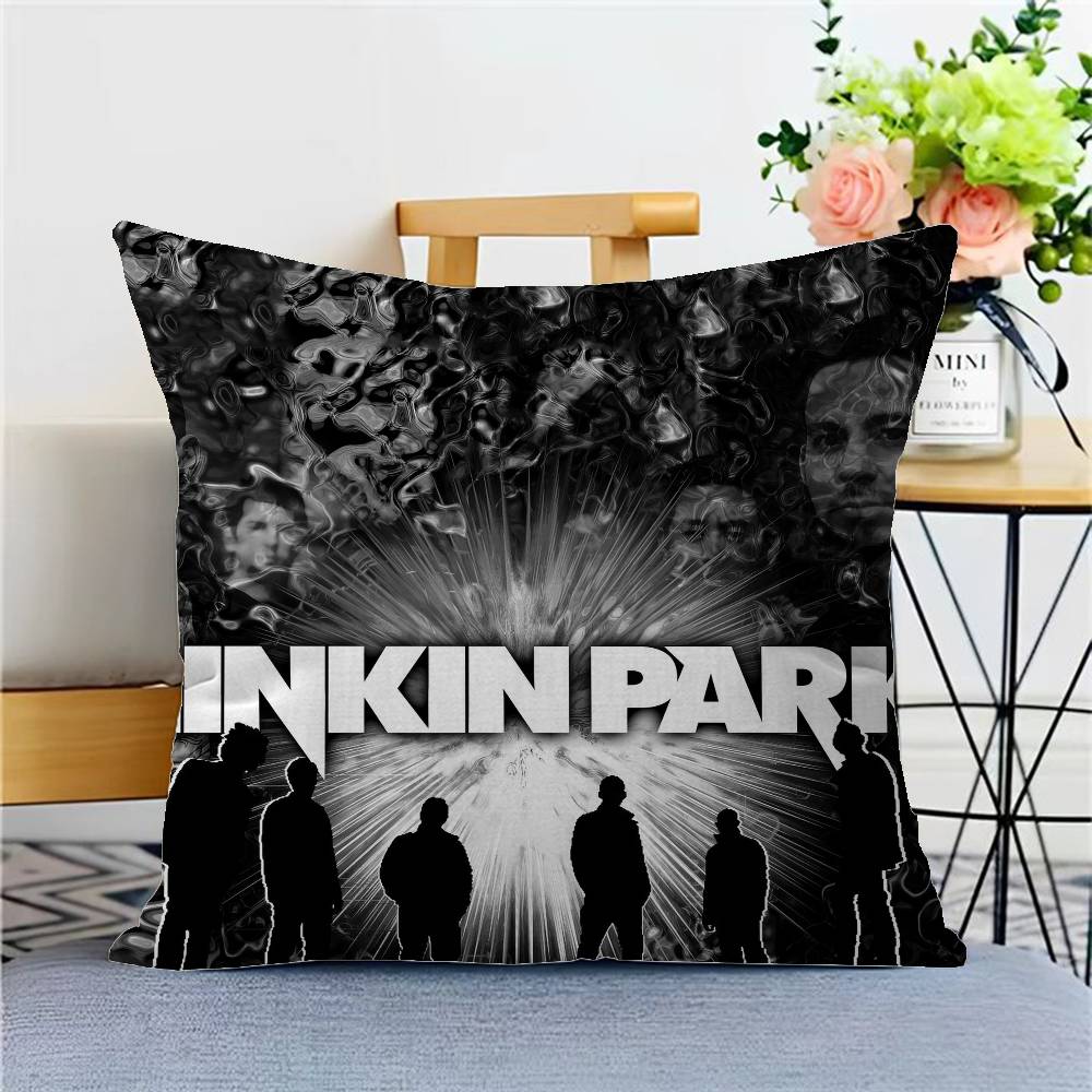 L-Linkin Hot Band Park Maple Design Cushion Cover Happy Autumn Harvest decor Holiday Decorati Pillow Cover