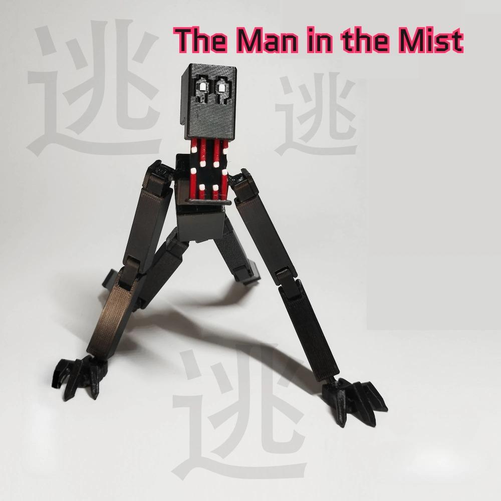 

MC Человек-туман 3D-печатная магнитная версия - Фигурка действия с шарнирными соединениями, развивающая игрушка для мальчиков