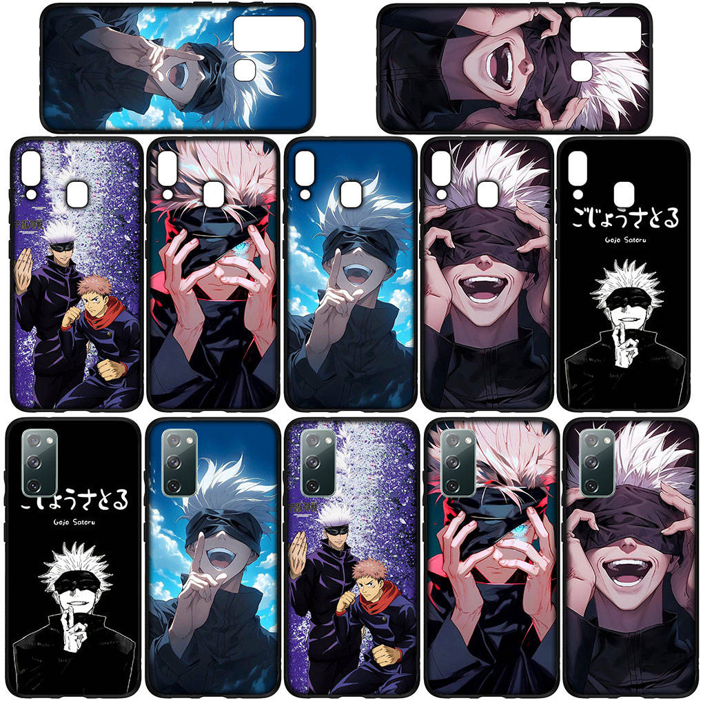 Phone Case for Samsung Galaxy S25 S24 S23 iPhone 16 15 Xiaomi Redmi Note 14 13 12 16E X 11 Pro Max OPPO Moto Huawei Gojo Satoru Jujutsu Kaisen Cover