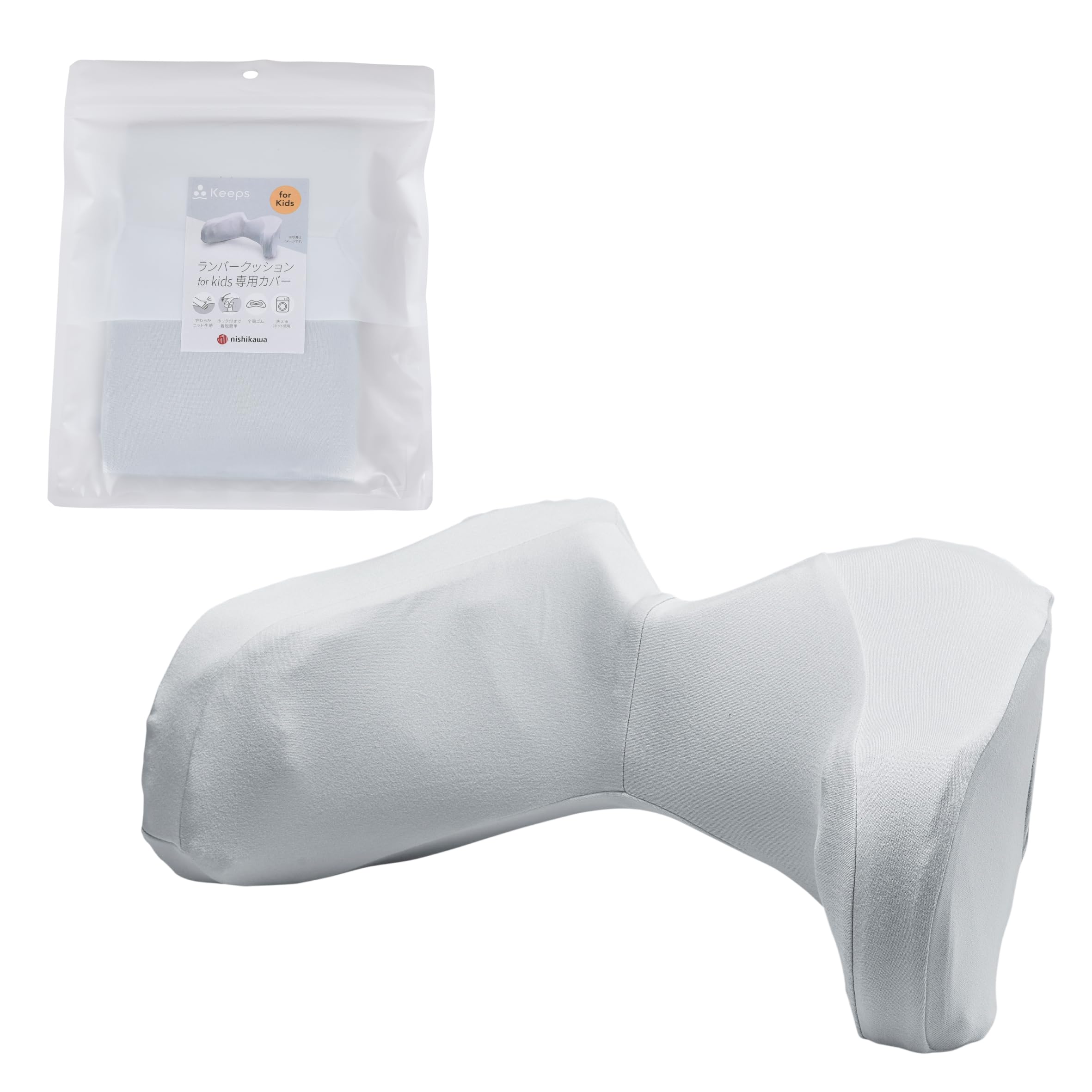 

Nishikawa Сохраняет поясничный отдел талии специальным поясничным отделом идеально мягким, легко устанавливается с PG84330639 [Nishikawa] Детская подушка, подушка, чехол, 38X20X18 см, серый