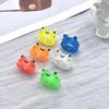 2026 Glow In The Dark Cute Frog Rings Lover Resin Acrylic Ring for Women Girls Couple Luminous Ring Summer Animal Jewelry Gift