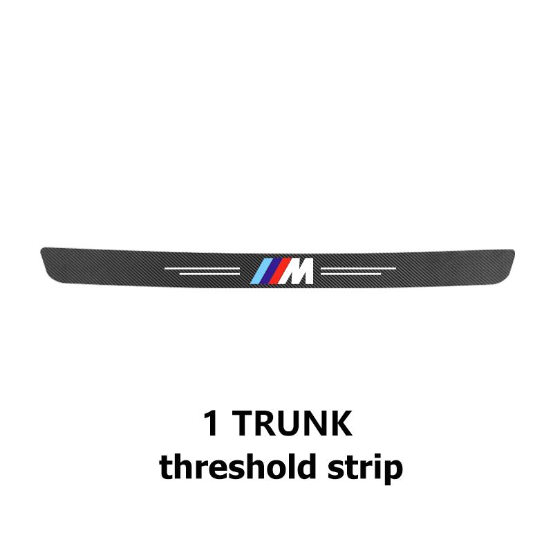 

For BMW Car Door Sill Scuff Plate Decor Carbon Fiber Stickers M 1 3 4 5 6 7 Series X1 X3 X4 X5 G20 G38 F48 E36 E39
