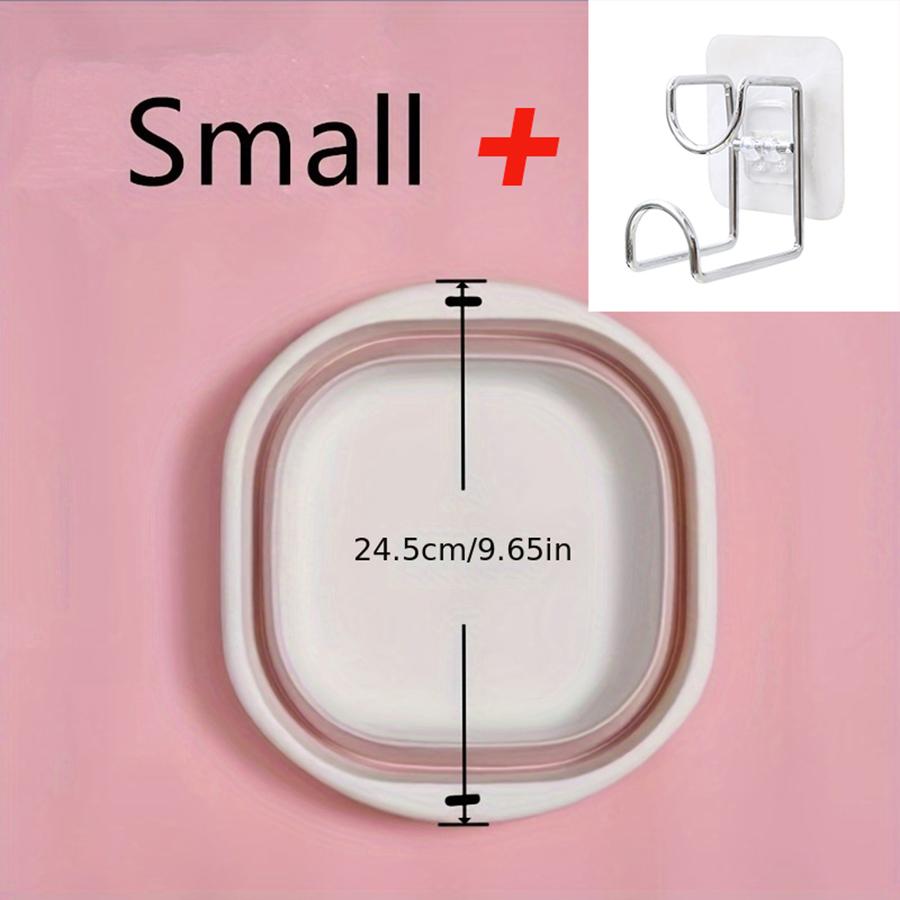 Household Portable Folding Wash Basin Sink Foot Bucket Plastic Folding Wash Basin Outdoor Camping Travel Wash Basin