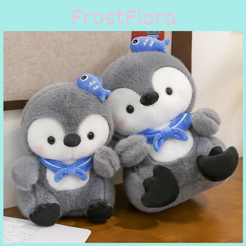 Bow Fish Tie Penguin Plush Toy Animal Stuffed Doll Cute Decoration Gift Kids