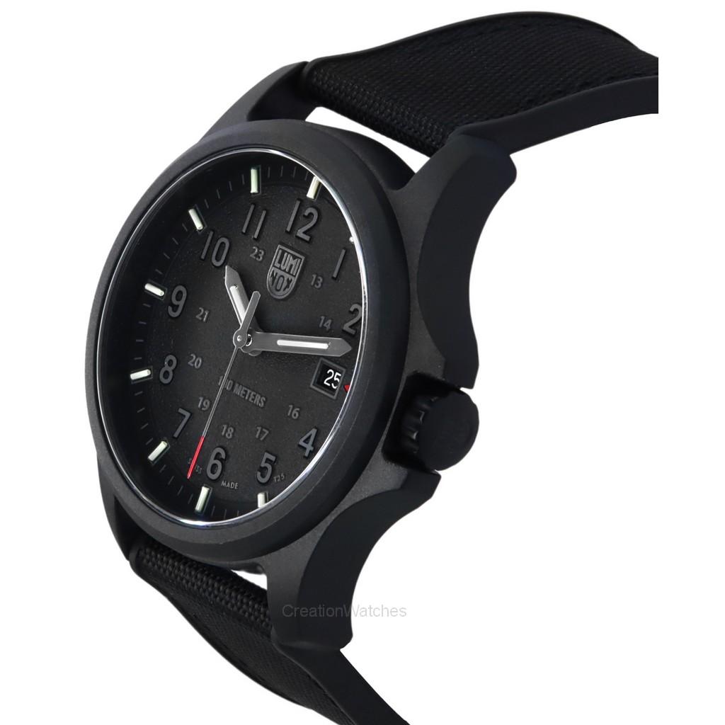 Luminox Atacama Field Urban Adventure Gummiarmband schwarzes Zifferblatt Quarz XL.1961 100M Herrenuhr