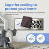 High Strength Magnetic Vent Cover for Home 3 Pack (4.84" x 10.83") for Floor, Wall and Ceiling Steel Registers, Home and RV - White