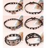 Women Men Cool Punk Choker Necklaces Bracelet Gothic Butterfly Pendant Biker Choker PU Leather Collar Sexy Jewelry Gift