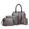 New women's bag, retro messenger bag, fashion child and mother bag, oily leather shoulder four-piece set, women's handbag.