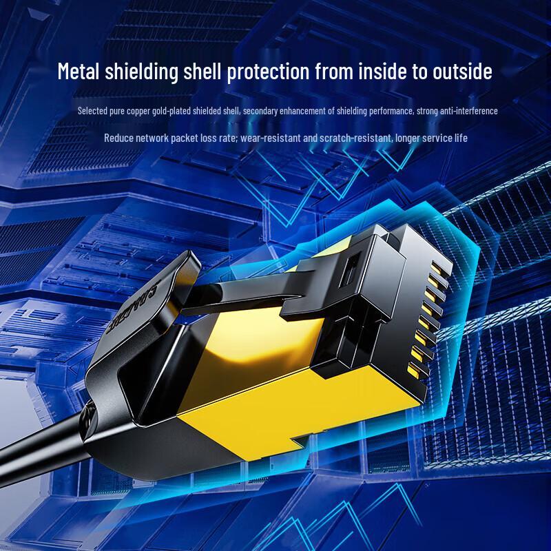 SAMZHE CAT7 Pure Copper Shielded Network Cable