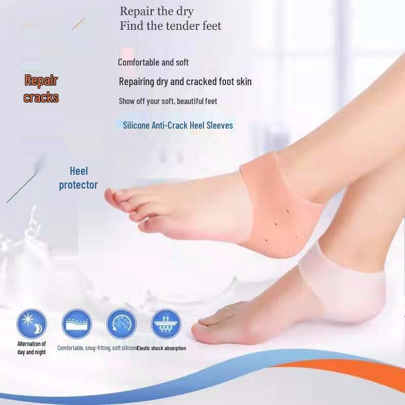 Silicone Heel Protector - Relieve Pain & Prevent Cracking