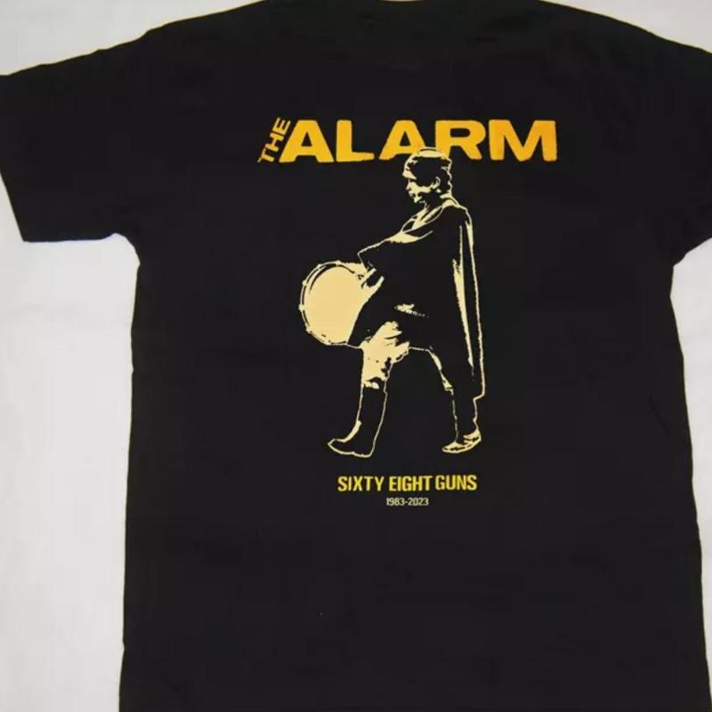 

SALE New Popular The Alarm Black T Shirt Cotton Full Size 5XL різнокольоровий