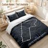 Formel 1 Bettwäsche-Set, 1 Bettbezug & 2 Kissenbezüge Weich Bequem Schlafzimmer Heimtextil Dekor