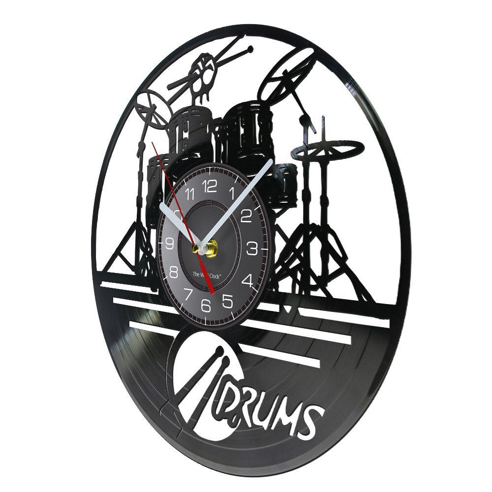 Musical Home Decoration Vinyl Records Wall Hanging Hanging Watch Record Wall Clock Wall Clocks