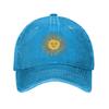 Argentinien Flagge Argentinische Sonne Baseballkappen Vintage Used Gewaschen Sonnenkappe Unisex Stil Outdoor Sommer Verstellbare Hüte Kappe