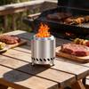 Tabletop Fire , Made Of Stainless Steel, , Portable And Safe To Use, Suitable For Outdoor Patios And Gardens.