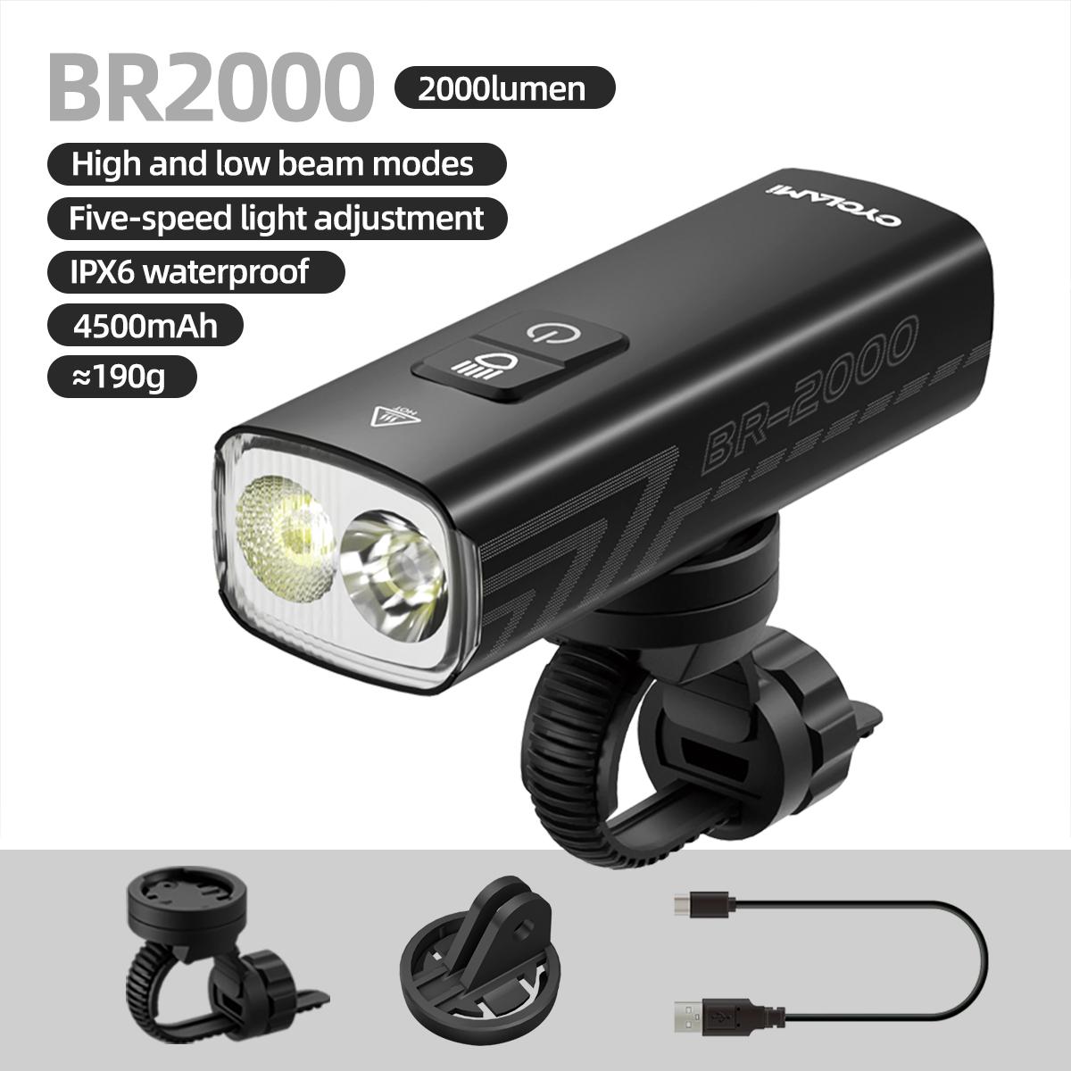 2000 Lumens CYCLAMI Bike Headlight Bicycle