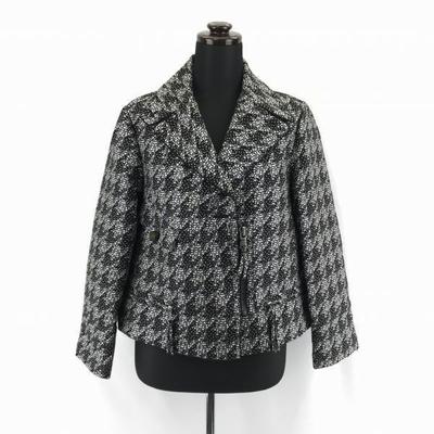 Veste Blazer Pied-de-poule Marc by Femme XS Noir Blanc Manteau Court(UTILISÉ)