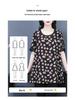 2025 Summer Print Loose Plus Size Chiffon Shirt for Middle-Aged Women