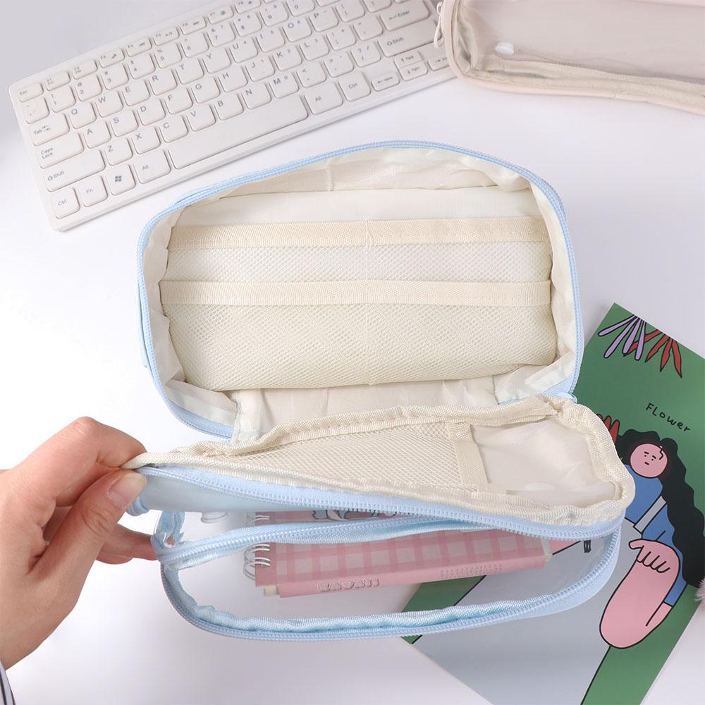 Storage Bag Detachable Pencil Case Large Capacity Stationery  Storage Bag Ita Bag Pouch  Girls