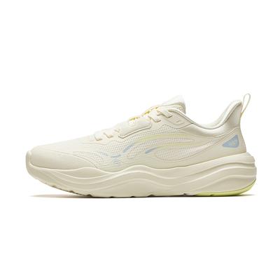 Textile, Synthetic Leather Low Top Versatile Training Shoes Women's Light Beige White 922617704Q-2