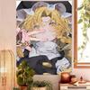 XXL Fashion Hot Popular Touhou Project Tapestry Anime Surrounding Bedroom Study Home TapestryRoom Dormitory Game Room Decoration