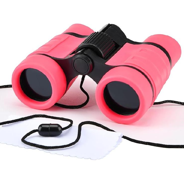 Binoculars for Kids, Toys for 3-12 Years Boys and Girls High-Resolution Optics Shockproof Mini Compact Toy Binoculars for Bird Watching, Hiking,
